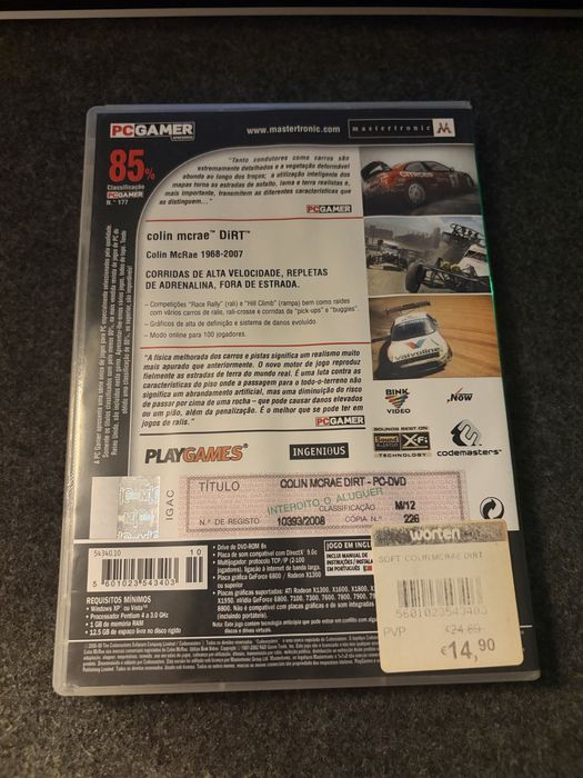 Colin Mcrae Dirt - PC