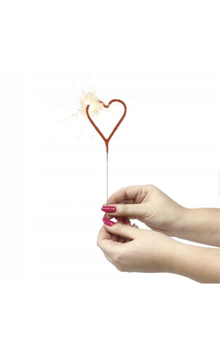 Zimne ognie w kształcie serca