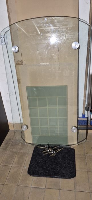 Szklany stół + krzesła