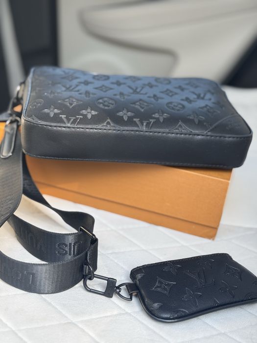Чоловіча мужская стильна сумка Louis Vuitton 2 in 1