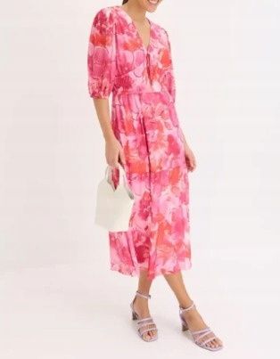 B.P.C sukienka siateczkowa midi wzory 44/46.