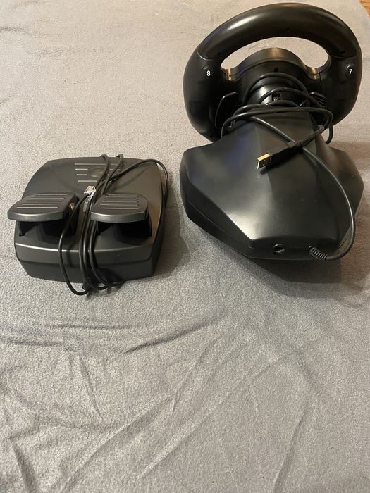 Игровой руль Sven GC-W300 с педалями, полный комплект, коробка