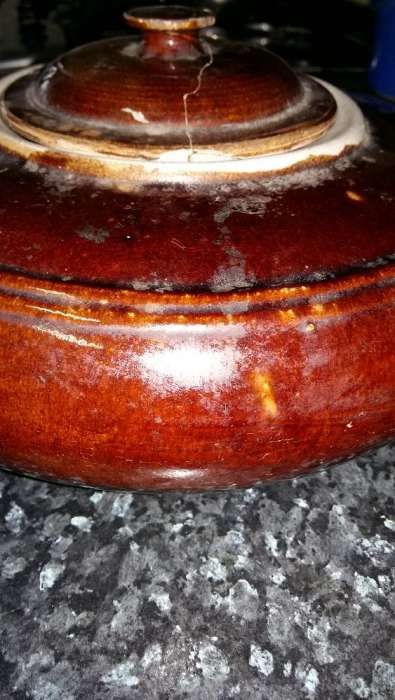 Pote Sec XIX Faiança