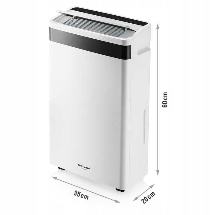 WYDAJNY Osuszacz powietrza pochłaniacz wilgoci oczyszczacz timer WIFI