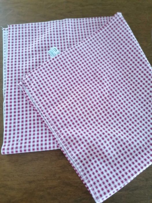 Chusta w kratkę 100% bawełna rozmiar 68x69cm