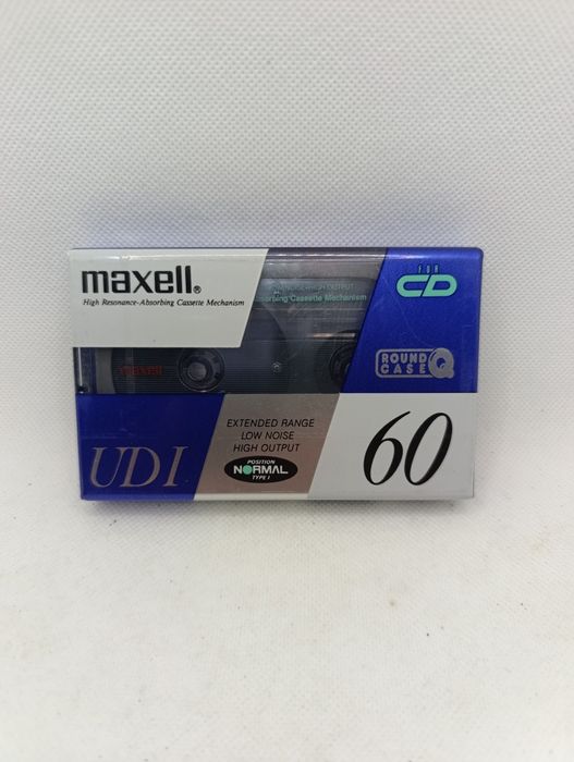 Kaseta Maxell UDI CD  60 1990-1995 r Nowa  Retro Vintage
