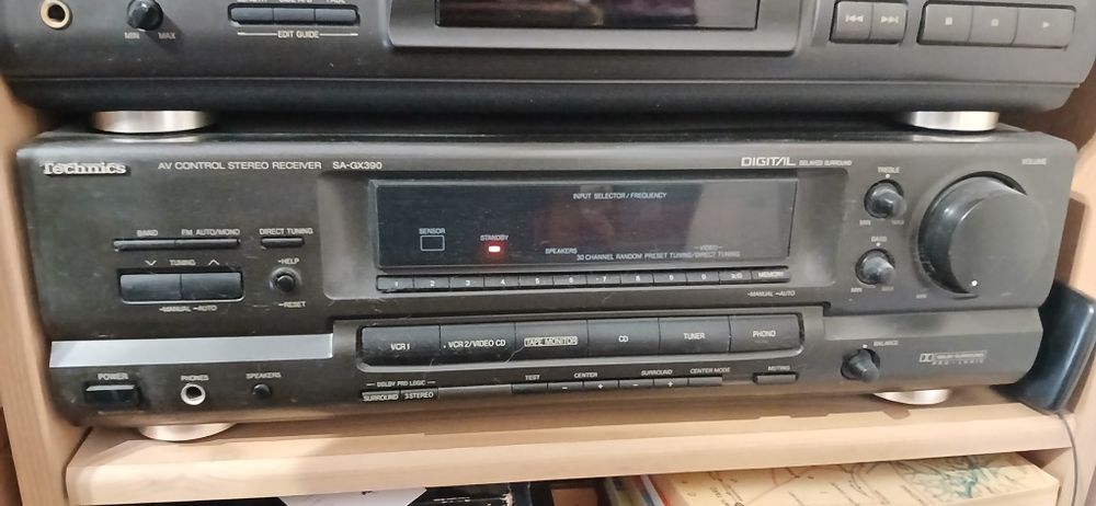 Amplituner technics sa-gx390 sprawny uzywany. Plus pilot