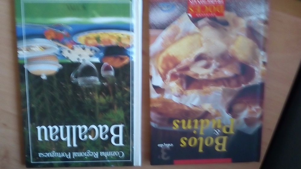 6 Livros de culinária e Guia prático de cozinha e de Microondas