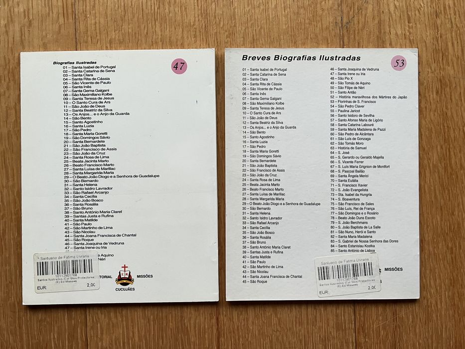 Livros da coleção “Breves Biografias Ilustradas”