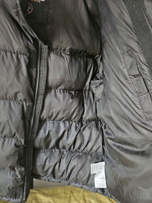 Napapijri  xxl czarna męska puchowa puffer