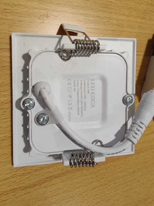 14 x Painel Led 3W Quadrado Teto Downlight