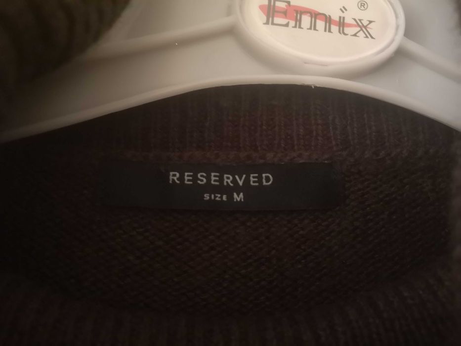 Reserved golf / sweter damski ciepły z długim rękawem