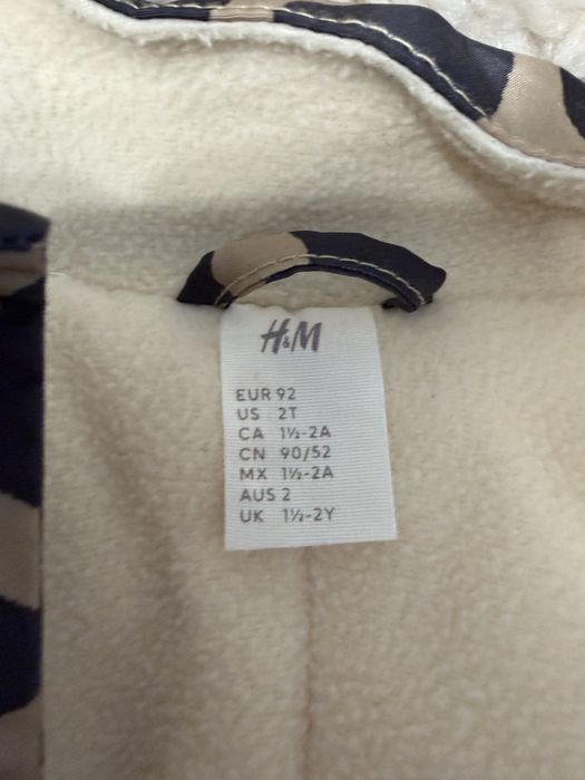 Комбез зимний H&M 18/24+ шапочка
