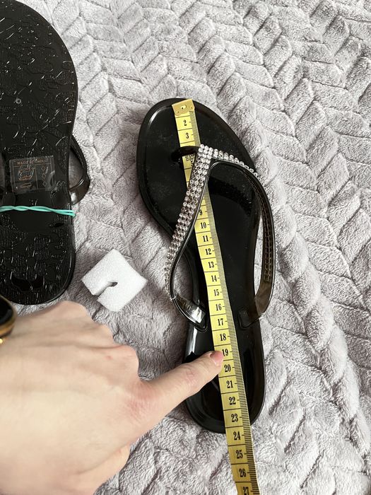 Japonki czarne 37 nowe diamenciki