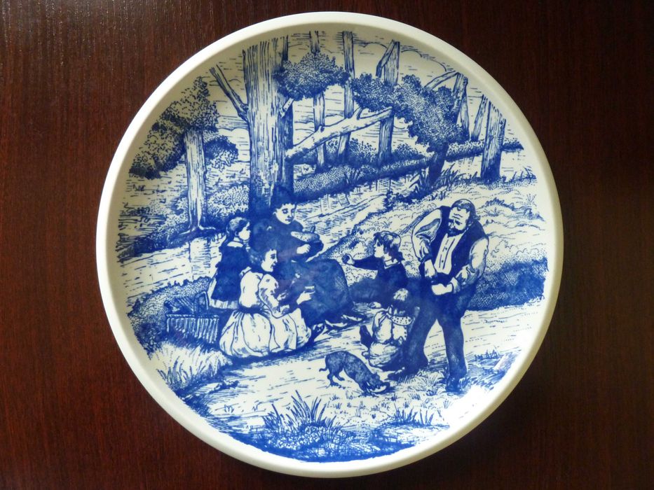 Talerz dekoracyjny manufaktury Boch  24,5cm