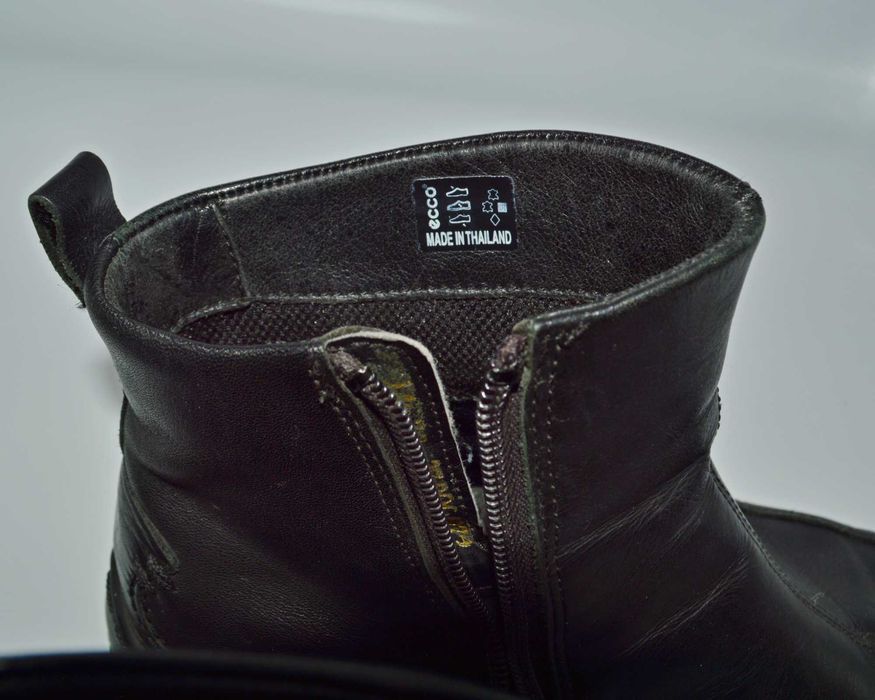 Шкіряні демічеревички ecco 37р