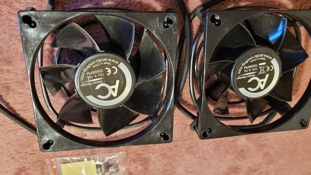 Wentylatory Arctic 8, kontroler obrotów, wentylator Qoltec