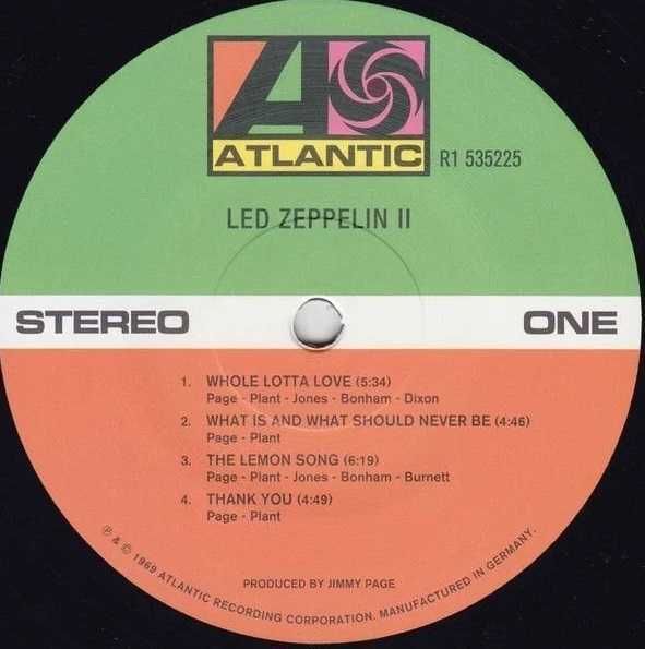 Пластинка Led Zeppelin - II