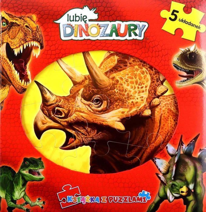 Lubię dinozaury. 5 układanek Praca zbiorowa