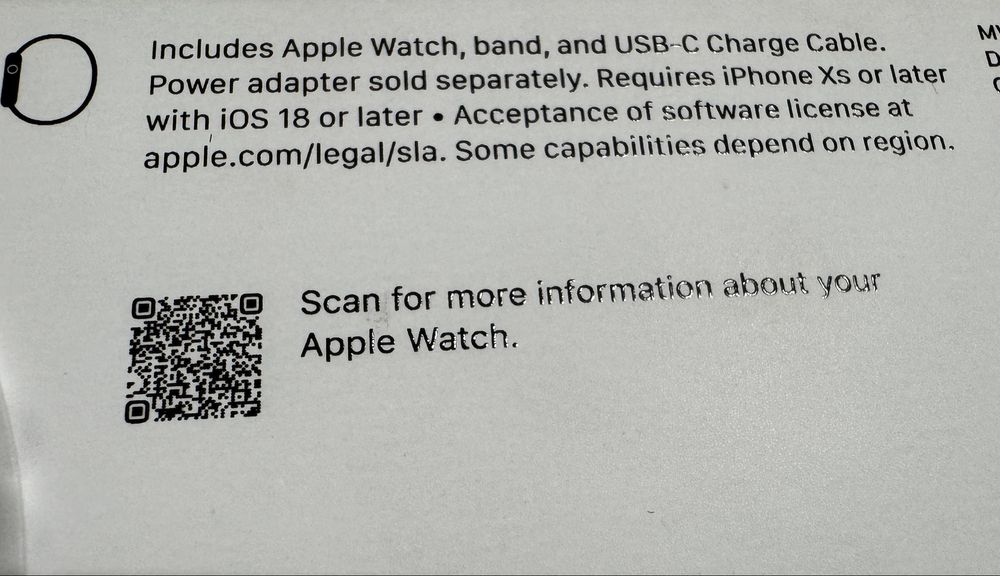 Apple Watch Series 10 GPS, 46mm Jet Black