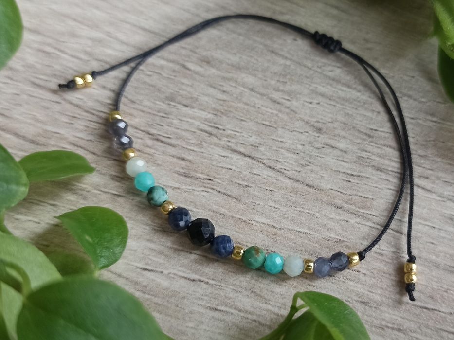 Wodnik bransoletka na szczęście, kamienie amulet