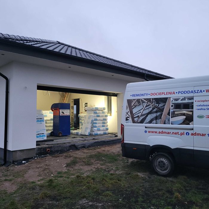 Ocieplenia wełną Knauf Supafil celulozą Termex  izolacje wdmuchiwanie