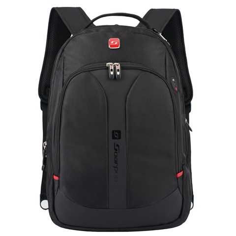 Soarpop Plecak na laptop ANTY ZŁODZIEJ 15,6" MIEJSKI sportowy czarny