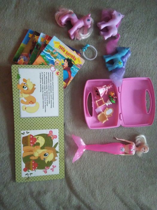 Zabawki dla dziewczynki, My little pony, Barbie i inne