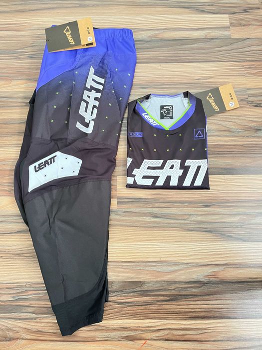 Strój LEATT 4.5 Moto Lite MX (Purple Black)(cross,quad,enduro,mtb)