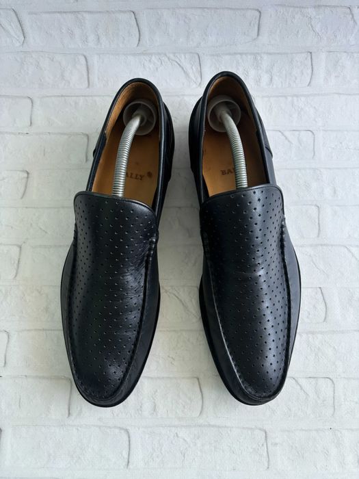 Чоловічі Шкіряні Мокасини Bally Баллі 43 Розмір Туфлі Сліпони Оригінал