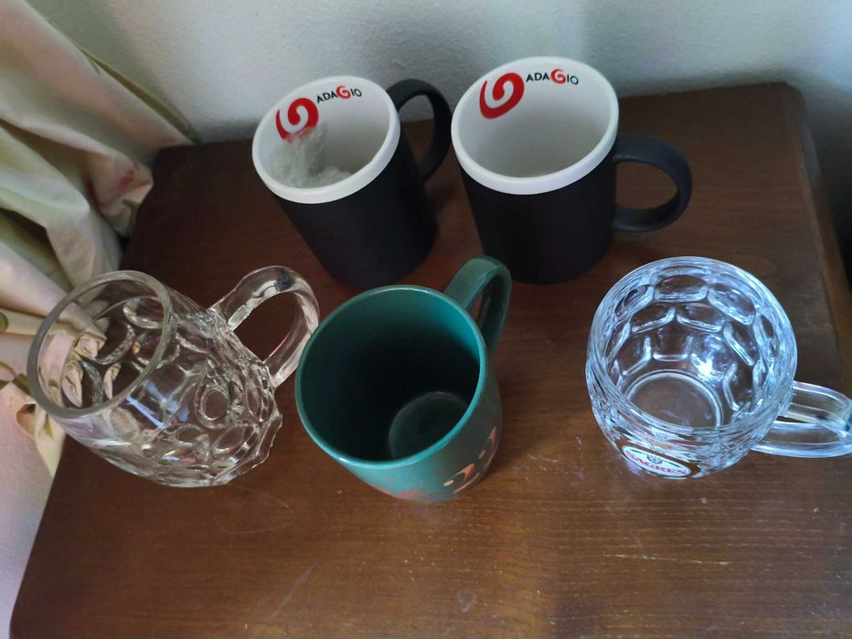 Conjunto de 5 Canecas Variadas - Coleção, Lousa e Cerveja