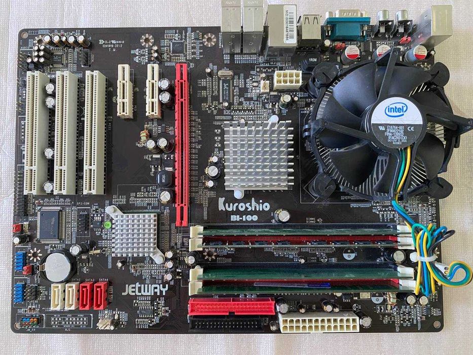Материнская плата Jetway Kuroshio BI-100/ Intel Core 2 Duo E4600/3.5GB ...
