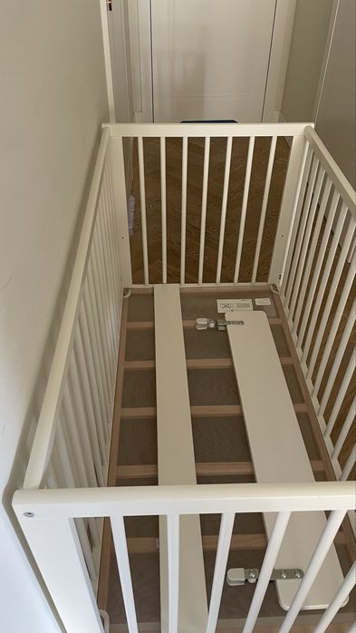 Łóżeczko Gulliver Ikea + barierka boczna