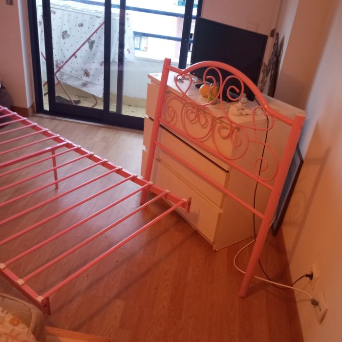 Estrado de cama de menina estilo princesa