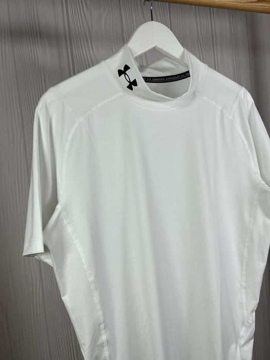 Under Armour Compression HeatGear білосніжна компресійна футболка XXL