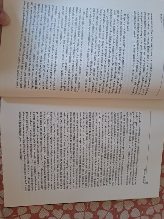 Livro "Quero-te, psicologia da sexualidade "