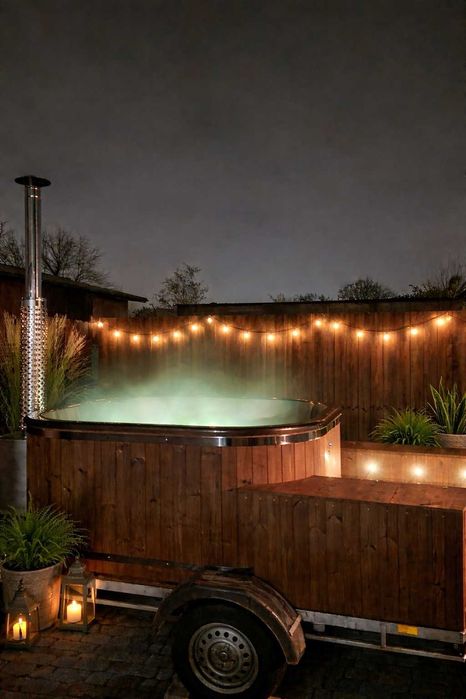 Mobilne SPA Jacuzzi Balia Ogrodowa  - wynajem