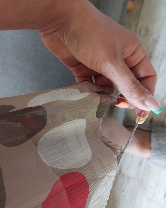 Krótka wzorzysta sukienka