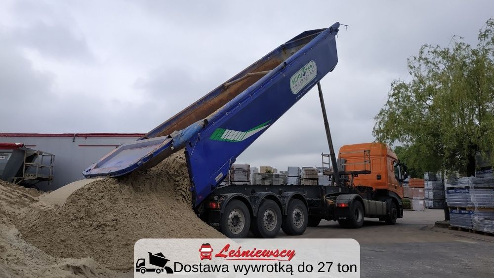 ŻWIR 0-4mm OSTRY czysty pod wylewki/kostkę do betonu Transport 1-27ton