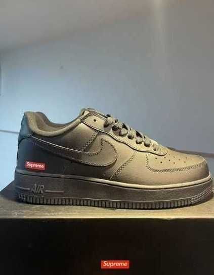 "Buty Trampki" Nike_Air_Force_1_Low_Supreme_Czarny r.44