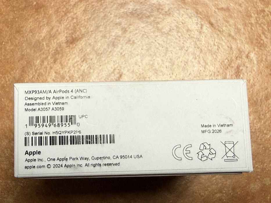 Airpods 4 ANC (cancelamento ruido ativo)