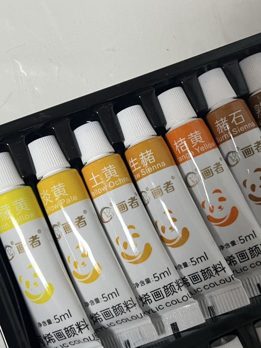 Okazja! Nowy Zestaw farb akrylowych 24 sztuki