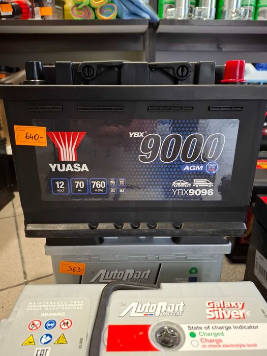 Akumulator BPower AGM 70Ah 760A P+ Start Stop 603x275x233