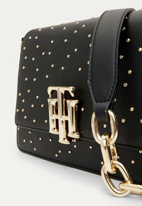Сумка черкз плече кросбоді крос-боді tommy hilfiger жіноча чорна