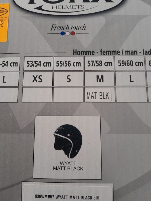 Capacete jet da Torx, tamanho M