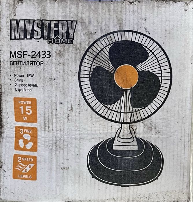 Продам новый  вентилятор настольный  Rotex RAT06-E ;настольный вентилятор MYSTERY 2433; Mystery 2443