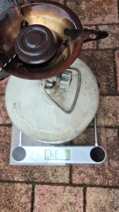 Butla propan 2 kg z gazem 3,4kg i palnikiem