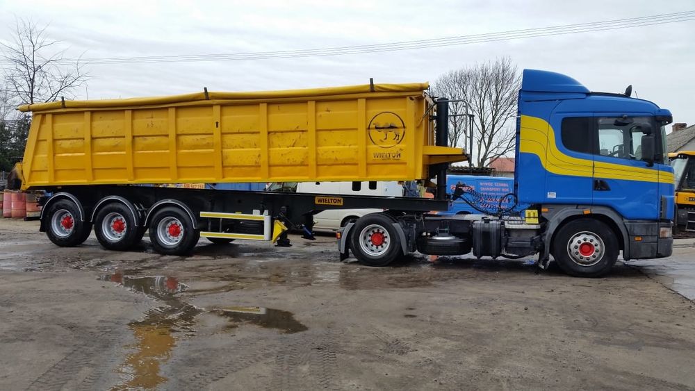 Transport kruszywa, piasku, ziemi, usługi HDS