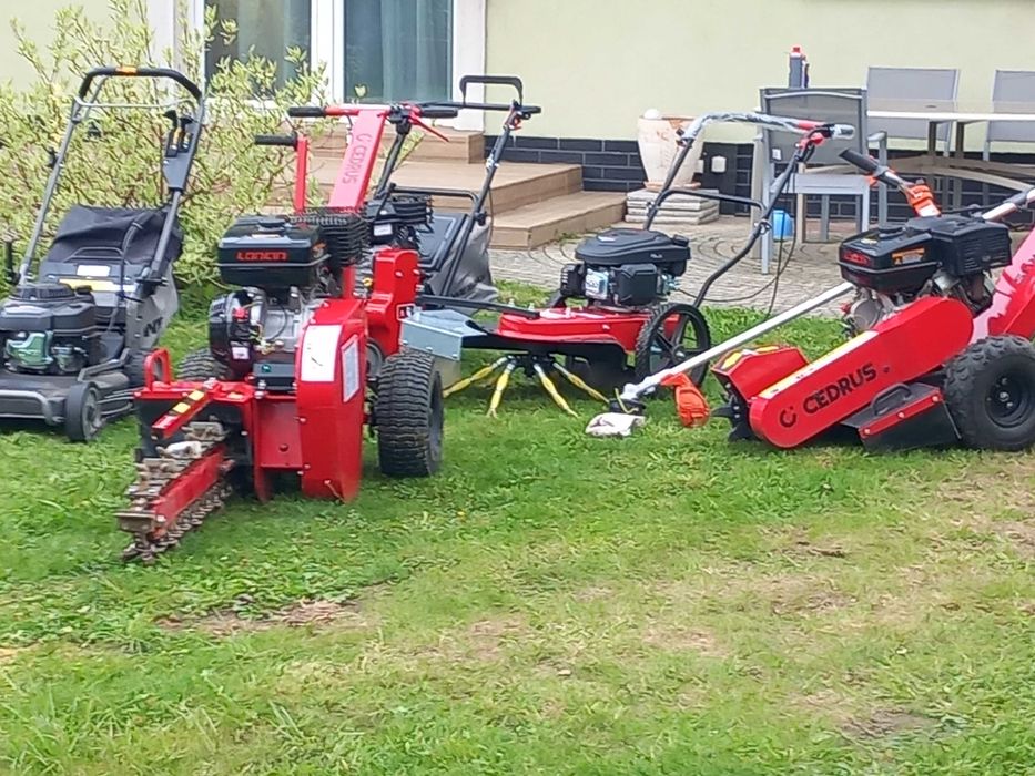 Frezarka do pni, karczownica usuwanie pni drzew ,wiertnica glebowa itd