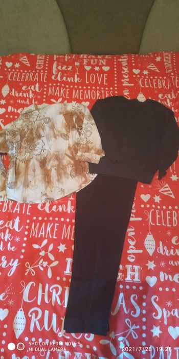 Рубашка, брюки и кофта- всё для школы